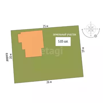 Дом в Крым, Симферопольский район, Мирновское с/пос, Дзержинец садовое ...