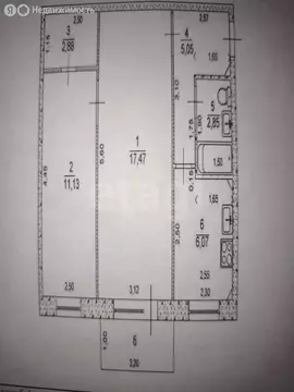 2-комнатная квартира: Ульяновск, улица Маяковского, 23 (46.4 м)