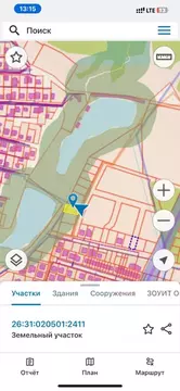 Участок в Ставропольский край, Железноводск городской округ, пос. ...