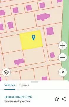 Участок в Иркутская область, Иркутский муниципальный округ, Маркова рп ...