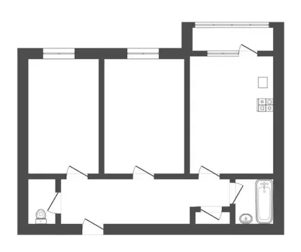 2-комнатная квартира: Борисоглебск, микрорайон Восточный, 3 (66 м)