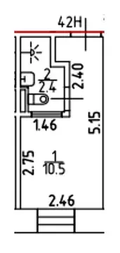 Квартира-студия: Санкт-Петербург, набережная Обводного канала, 169 (12 ...