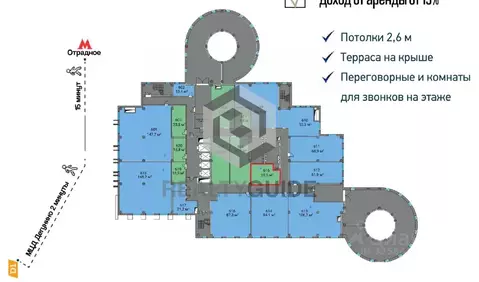 Офис в Москва Алтуфьевское ш., 35к1 (29 м)