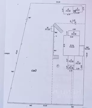 Участок в Крым, Бахчисарайский район, Почтовое пгт ул. Озерная (13.0 ...
