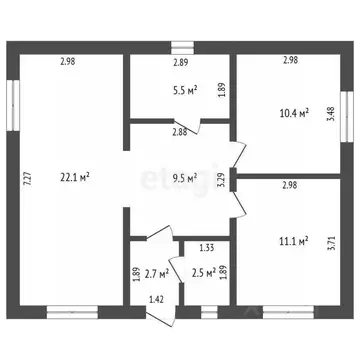 Дом в Тюменская область, Тюмень СОСН Локомотив тер., ул. Ягодная (68 ...