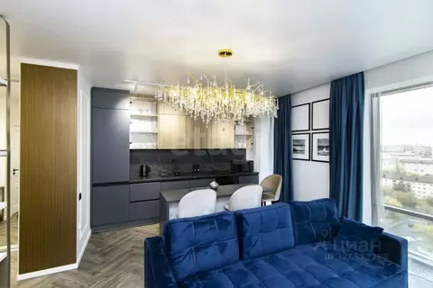 2-к кв. Тюменская область, Тюмень ул. Николая Машарова, 2 (74.7 м)