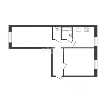 2-к кв. Белгородская область, Белгород ул. Губкина, 10 (47.8 м)