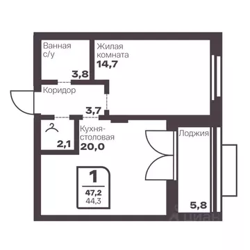 1-к кв. Челябинская область, Магнитогорск Голос Притяжение жилой ...