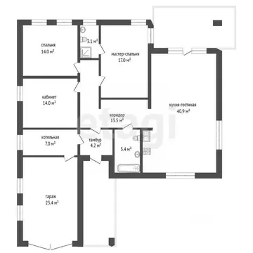 Дом в Тюменская область, Тюмень СОСН Березовое Озеро тер., ул. Южная ...