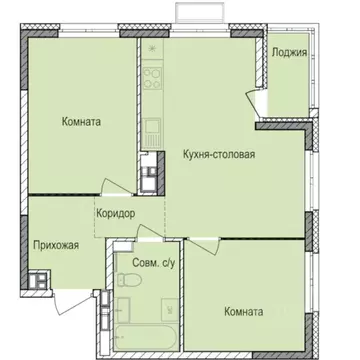 2-к кв. Удмуртия, Ижевск Автопроизводство жилрайон, Норвежский Лес ...