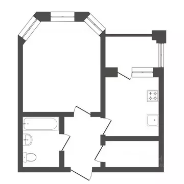1-к кв. Тюменская область, Тюмень ул. Мельникайте, 138А/1 (35.0 м)