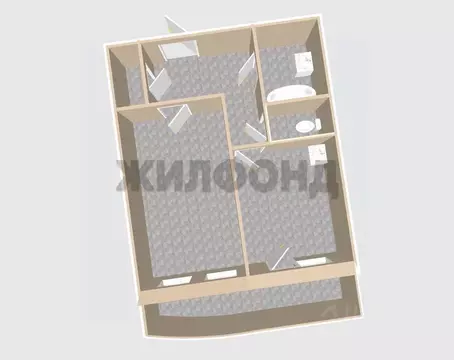 1-к кв. Белгородская область, Белгород ул. Архиерейская, 5а (52.0 м)