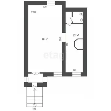 Торговая площадь в Вологодская область, Череповец просп. Победы, 68 ...