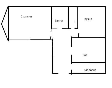 2-комнатная квартира: Тула, улица Клары Цеткин, 3 (54 м)