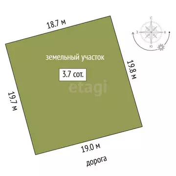 Участок в Тюмень, Техническая улица (3.71 м)