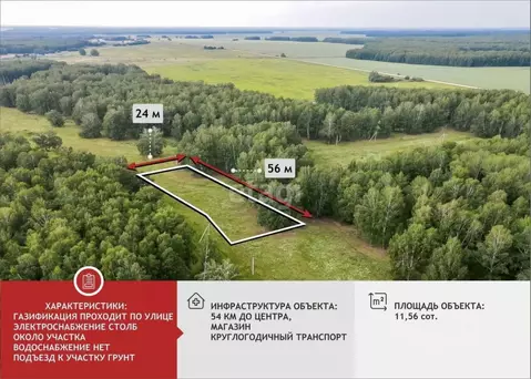Участок в Тюменская область, Нижнетавдинский муниципальный округ, ...