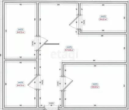 Дом в Ингушетия, Назрань  (202 м)