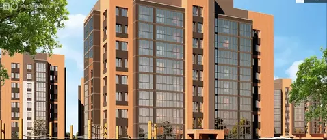 1-комнатная квартира: Ярославль, посёлок Парижская Коммуна, 1 (45.52 ...