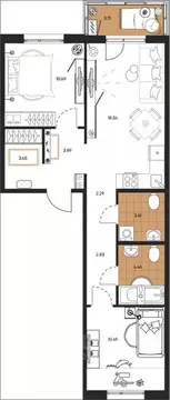 2-к кв. Сахалинская область, Южно-Сахалинск ул. Имени Б.П. Полевого, 5 ...
