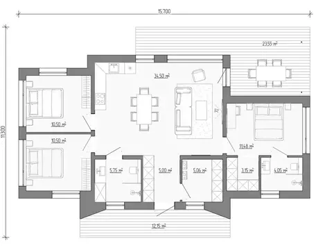 Дом в Свердловская область, Ревда пер. Лесной (90 м)