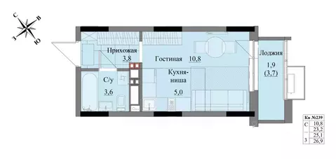Студия Удмуртия, Ижевск Краски Леса жилой комплекс (25.1 м)
