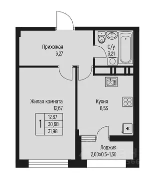 1-к кв. Адыгея, Тахтамукайский район, Старобжегокайское с/пос, Новая ...