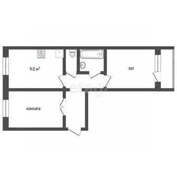 2-к кв. Ямало-Ненецкий АО, Муравленко Пионерская ул., 18 (51.0 м)