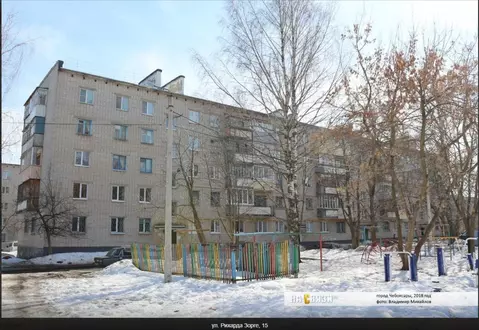 Свободной планировки кв. Чувашия, Чебоксары ул. Рихарда Зорге, 15 ...