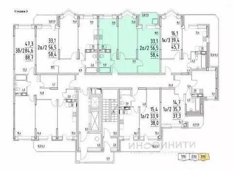2-к кв. Московская область, Лосино-Петровский городской округ, ...