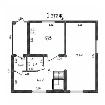 Дом в Башкортостан, Уфа пос. Ново-Александровка, ул. 3-я Строителей, ...