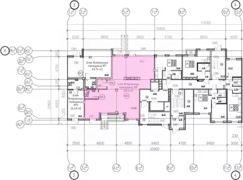 Помещение свободного назначения в Ленинградская область, Кудрово г. ...