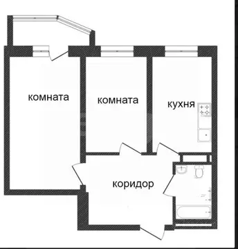 2-к кв. Воронежская область, Воронеж Беговая ул., 223/4 (60.1 м)