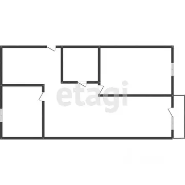 2-к кв. Свердловская область, Нижний Тагил ул. Циолковского, 11А (43.7 ...