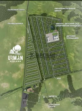 Участок в Татарстан, Лаишевский район, Сокуровское с/пос, д. Обухово  ...