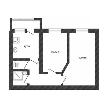 2-к кв. Смоленская область, Смоленск ш. Киевское, 56 (59.7 м)
