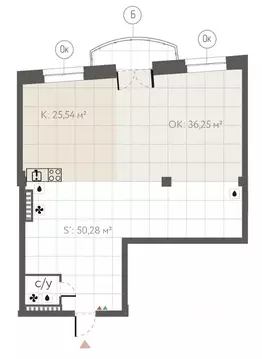 Свободной планировки кв. Иркутская область, Иркутск ул. Сурикова, 21А ...
