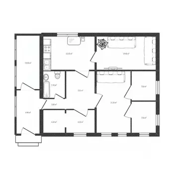 Дом в Брянская область, Брянск пер. Олега Кошевого (222 м)