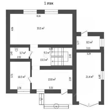 Дом в Тюменская область, Тюмень ул. Посадская (178 м)