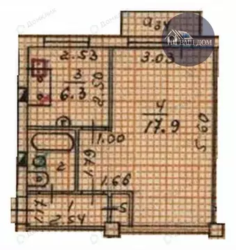 1-к кв. Архангельская область, Северодвинск ул. Ломоносова, 71 (30.9 ...