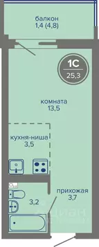 Студия Пермский край, Пермь ш. Космонавтов (25.3 м)