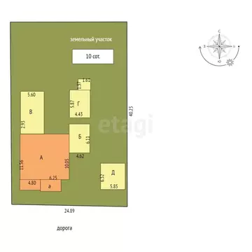 Дом в Михайловка, Солнечная улица (350 м)