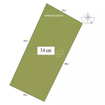 Участок в Горно-Алтайск, СНТ Алтай-4 (7.4 м)