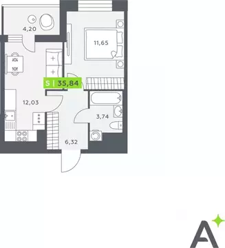 1-к кв. Ленинградская область, Всеволожский район, Заневское городское ...