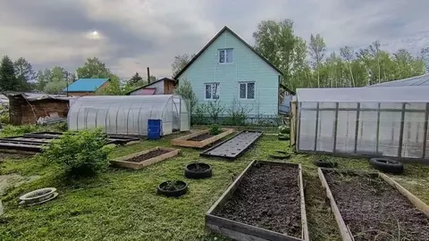Дом в Новосибирская область, Новосибирск Золотая Горка СНТ, аллея 000 ...