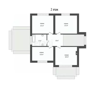 Дом в Тюменская область, Тюменский муниципальный округ, с. Кулаково, ...