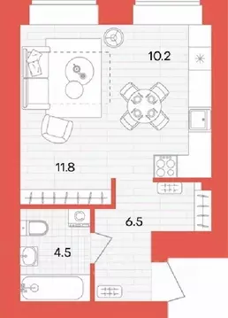 1-к кв. Пензенская область, Пензенский район, Мичуринский сельсовет, ...