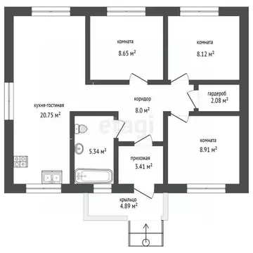 Дом в Ярославская область, Ярославский муниципальный округ, Новые ...