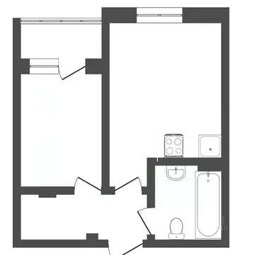 1-к кв. Тюменская область, Тюмень проезд Тихий, 2 (36.0 м)
