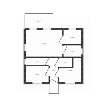 Дом в Брянская область, Брянский район, Добрунское с/пос, д. Тиганово ...