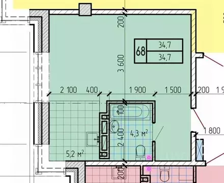 Студия Приморский край, Находка  (34.7 м)